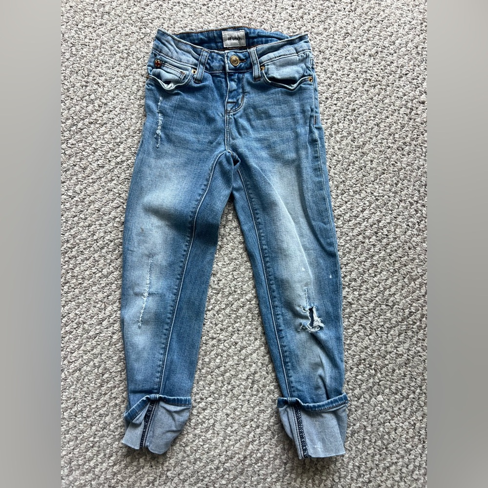 Hudson Jeans Kids Blue Distressed Jeans